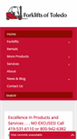 Mobile Screenshot of forkliftsoftoledo.com